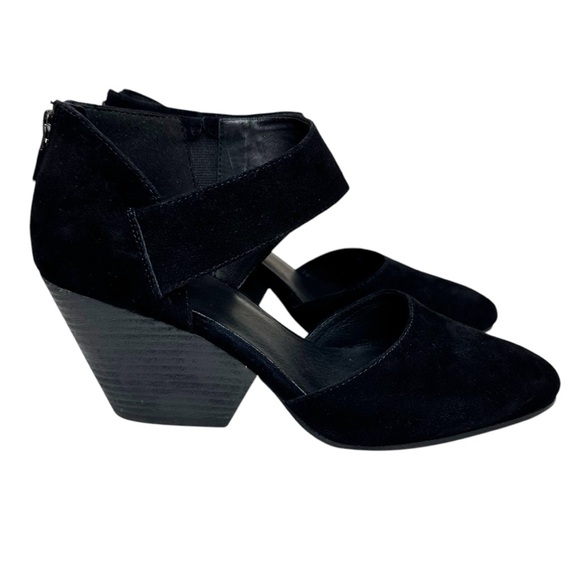 Eileen Fisher Black Mina Suede Shoes SZ 9 - Picture 7 of 12